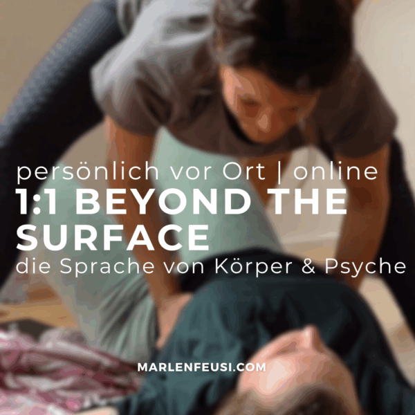 Beyond the Surface | 1:1 mit Marlen