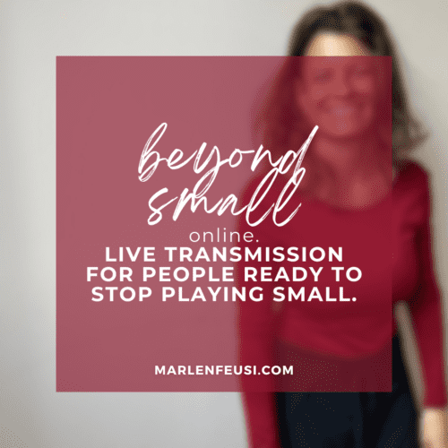 eine Live Transmission für Menschen, die sich nicht mehr kleinhalten wollen