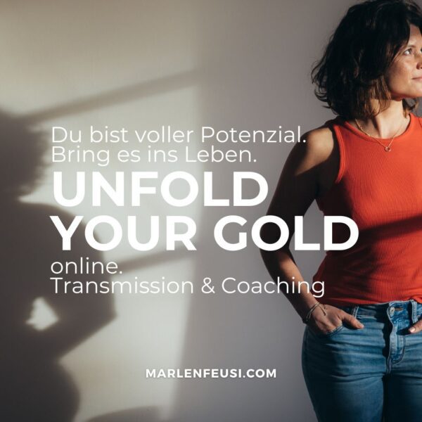 Unfold your Gold – Online-Aufwachraum mit 3 aufgezeichneten Calls zur Potenzialentfaltung & Frequenzaktivierung